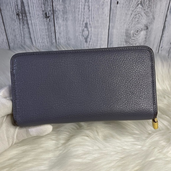 LOEWE continental leather zip wallet in gray - Picture 4 of 14